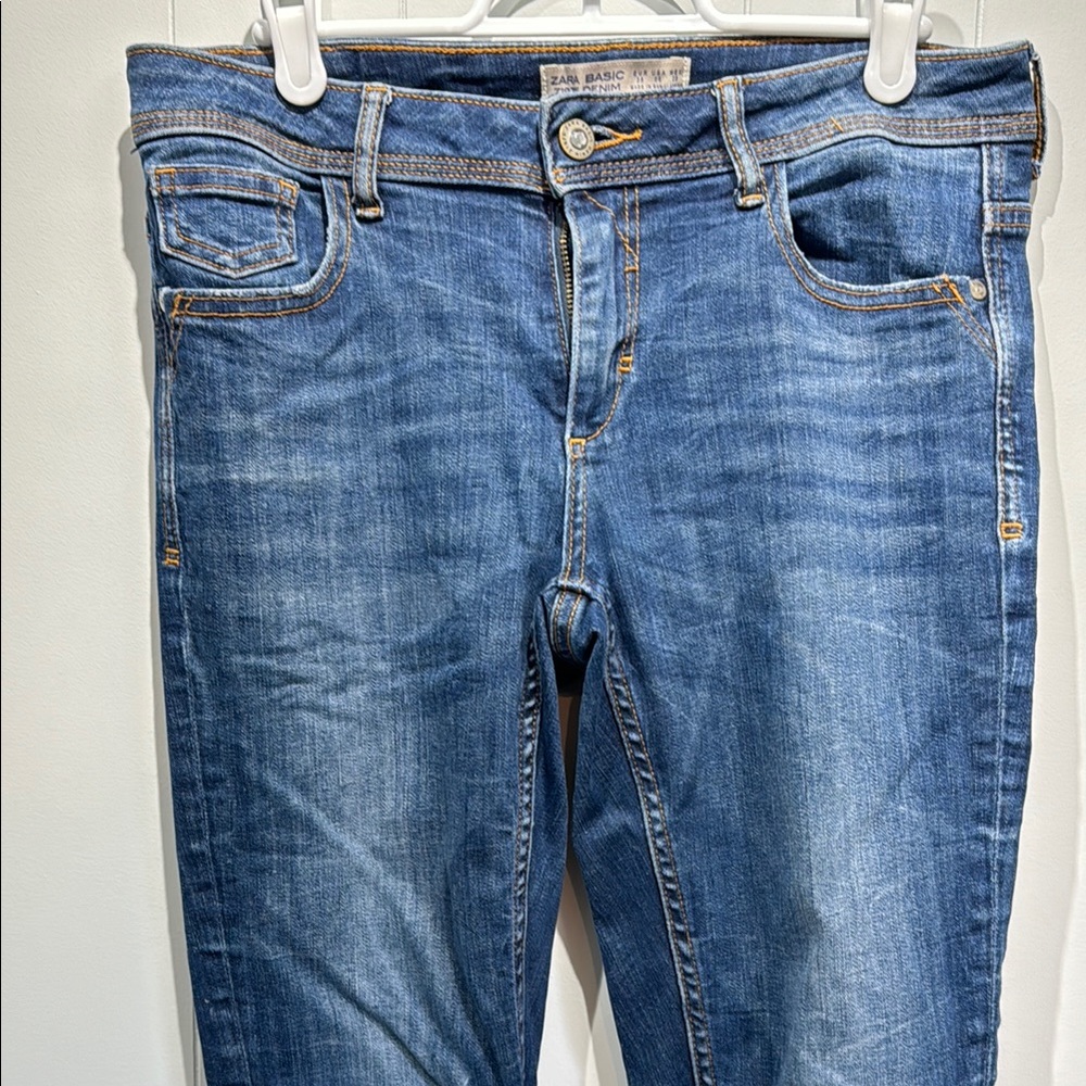 Zara Classic Blue Denim Jeans Z1975